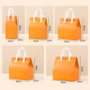 Bolsas de Compra Reciclables al por Mayor, No Tejidas, para Alimentos, Café, Té, Bebidas Lácteas, Bolsas de Mano para Leche, Pizza, Sándwiches, Galletas - Product Image 6