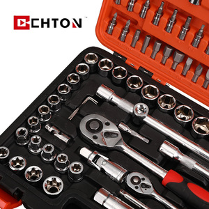 ชุดเครื่องมือซ่อมรถยนต์ Chton 108 ชิ้น ทำจากเหล็กโครเมียมวาเนเดียม พร้อมด้ามต่อขนาด 1/2 นิ้ว และเครื่องมือช่างซ่อมบำรุง - Product Image 4