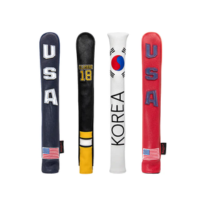 Funda de Alta Calidad para Palos de Golf de Cuero PU con Logotipo Personalizado Bordado - Product Image 1