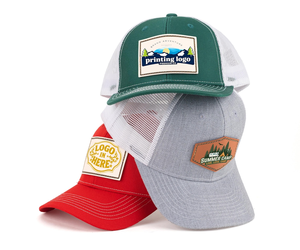 Gorra Trucker Personalizada con Parche de Goma y Logotipo, Malla Gris, 6 Paneles, Ajustable, Unisex, para Pesca y Uso al Aire Libre, 100% Algodón - Product Image 2