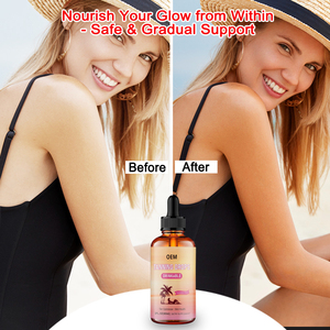 قطرات الدباغة المخصصة من شركة تصنيع المعدات الأصلية-L-Tyrosine & Astaxanthin للتوهج المشمس ، والتوافر الحيوي ، قطرات قابلة للشرب 2 أونصة - Product Image 3