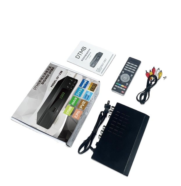 Free to Air 1080p Octa Core DVB-T2 DTMB Converter Set Top Box with H.264 Decoder