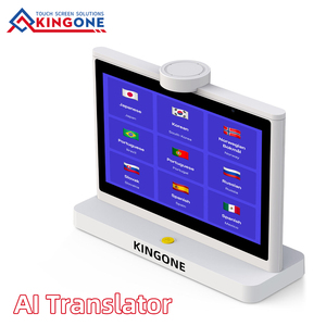Traduttore Elettronico con Schermo Digitale, Traduzione Istantanea in Tempo Reale AI in 100 Lingue, <span class=keywords><strong>Portatile</strong></span> e Intelligente con Touch Screen - Product Image 1