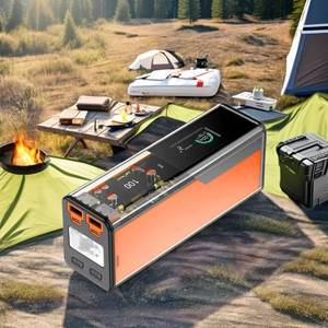Estación de Energía Portátil Completa de 100W, Sistema de Almacenamiento de Energía con Batería Alimentada por Energía Solar, Kits de Energía Solar - Product Image 1