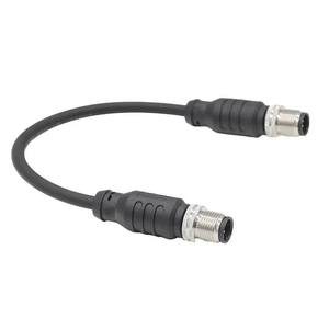 <b>Electrical</b> <b>Wires</b> Industrial Waterproof Connector M12 a Code Circular 6 Pin Male Plug to 8 Pin Male Plug Double Head Cable - Product Image 2