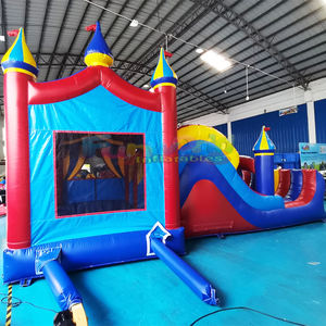 Castillo inflable comercial con tobogán para niños, combo de juegos inflables para fiestas al aire libre. - Product Image 6