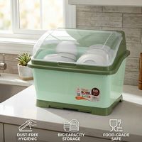 Armadio Portapiatti in Plastica per Cucina, Grande Capacità, per Uso Domestico, Fornitura all'Ingrosso