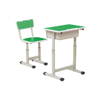 Table et chaise d'étude en bois modernes pour enfants, réglables en hauteur, avec cadre en acier, garantie de 3 ans, utilisation dans le salon et la chambre à coucher