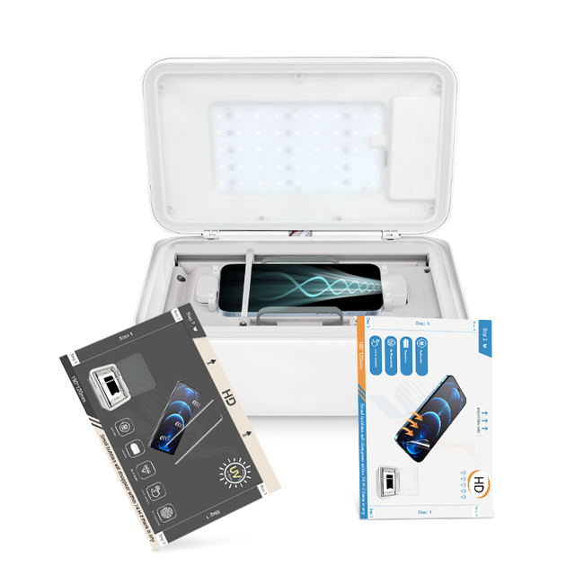 Good Factory Price Top Quality UV Nano TPU Flexible Glass UV Screen Protector UV Vacuum Curing Machine Automatic Film Applicator