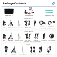 Radio para Auto MEKEDE EU STOCK DUDU7 con Carplay, Navegación GPS Android 13 para VW/POLO/Passat/Jetta/Golf 7/Magotan/Tiguan/Seat/Bora