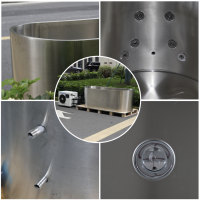 Bañera de Hidromasaje Profesional de Acero Inoxidable de Grado Médico con Jets para Terapia de Inmersión en Centros SPA de Alta Gama