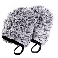 Gants de nettoyage de roues de voiture en microfibre ultra doux et sans rayures & mitaines de lavage de pneus pour le detailing automobile - 3 couleurs
