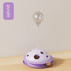 Hoge kwaliteit transparante <span class=keywords><strong>plastic</strong></span> huisdierenvoerbal, cartoon stijl, interactieve honden- en kattentunnel, speeltje - Product Image 3