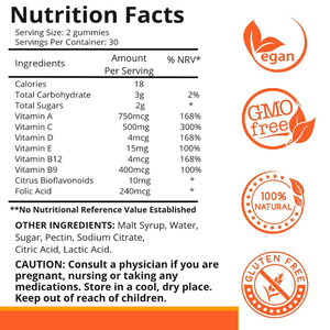 Gommes multivitamines de marque privée OEM Vitamine C Vitamine E B12 Suppléments pour adultes Produits de beauté Forme posologique - Product Image 3