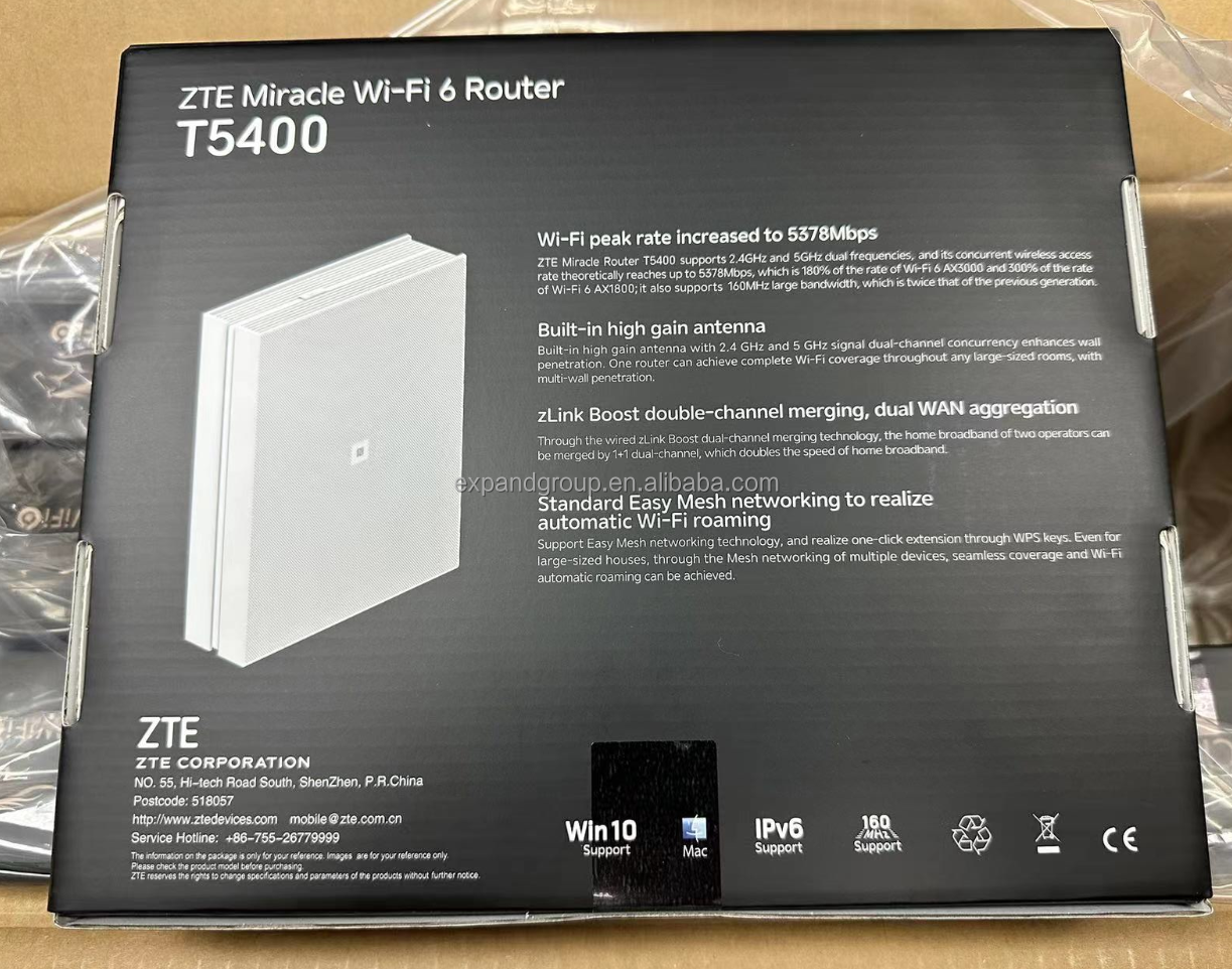 Wholesale ZTE AX5400 Wifi 6 Mesh Routers - Fast 5400Mbps Speed