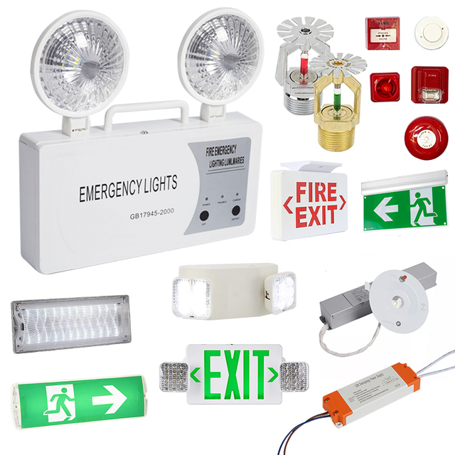 Emergency Light Rechargeable LED Emergency Lighting with Battery Backup for Power Outage Wall Mounted Safety Lamp