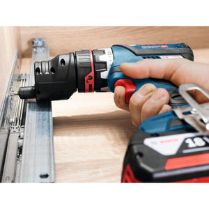 Bosch GSR 18V-60 FC สว่านมืออาชีพพร้อมแบตเตอรี่5Ah 2ก้อนที่ชาร์จและเคส - Product Image 3