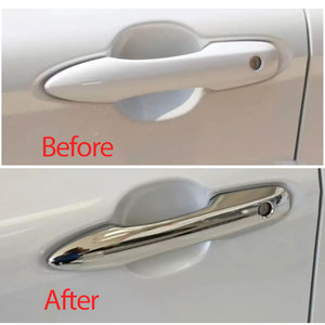 Per Toyota Corolla E210 Touring Sports Suzuki <span class=keywords><strong>Swace</strong></span> 2019-2024, adesivo copri maniglia portiera, finitura esterna, accessori antigraffio - Product Image 5