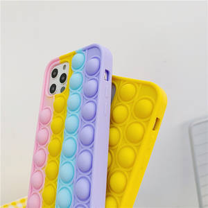 TENCHEN hot sell Bubble Rainbow Cover Push <span class=keywords><strong>It</strong></span> allevia lo Stress custodia per cellulare push bubble custodia per telefono in silicone - Product Image 3
