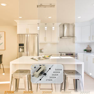 Plafonnier LED encastré fin 18W 5CCT à luminosité élevée, design lisse en aluminium, intensité variable - Product Image 5