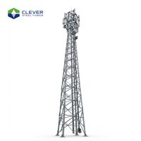 Torre de Acero Galvanizado en Caliente de Alta Resistencia para Telecomunicaciones y Comunicación Inalámbrica, 5G