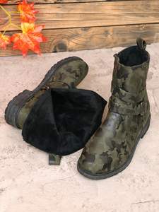 <span class=keywords><strong>Botas</strong></span> de Mujer Nuevas de Otoño, Talla Grande, con Cremallera Lateral, <span class=keywords><strong>Botas</strong></span> Cortas con Tacón Grueso, Estilo Británico - Product Image 6