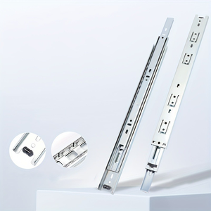 Hot Sale Modern Style 35/45mm Blue Galvanized Steel Ball Bearing <strong>Drawer</strong> <strong>Slides</strong> for Kitchen &amp; Bathroom Furniture Use - Product Image 5