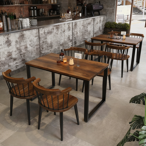 Chaise de restaurant commerciale pour hôtel, bar, café, table et chaise, ensemble table et chaises pour café - Product Image 3