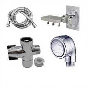 Robinet de dérivation en laiton chromé pour filtre à eau avec raccord cannelé pour salle de bain, <span class=keywords><strong>douche</strong></span> ou toilettes - Product Image 3