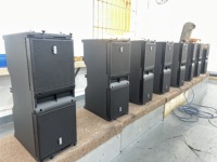 Enceinte passive professionnelle à deux voies de 10 pouces pour scène extérieure et intérieure, système Line Array