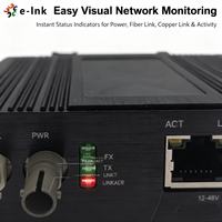 Mini Industrieller 10BASE-T zu 10BASE-FL Ethernet-Medienkonverter