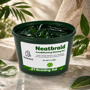 Gel revitalisant pour tresses à tenue forte - Biologique et sans alcool pour la vente en gros - Product Image 1