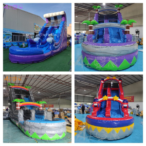 Pvc thương mại trượt nước trượt bơm hơi khổng lồ trượt nước cho bên kinh doanh - Product Image 6