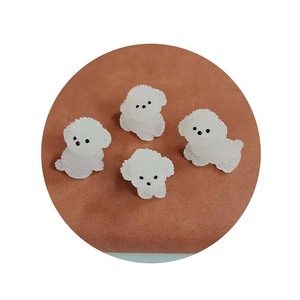 <span class=keywords><strong>Mini</strong></span> figuritas luminosas de perro caniche artesanía en miniatura Jardín de hadas DIY chico dormitorio sala de estar coche ornamento hogar Decoración de escritorio - Product Image 2