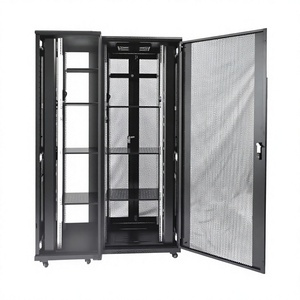 Armoire serveur verticale 42U à haute ventilation, rack réseau ventilé 19 pouces avec portes perforées doubles pour serveur - Product Image 6