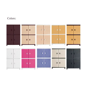 Durable Multifunctional Foldable <b>Storage</b> Box Plastic Stackable Container with Rattan Pattern for Home Office and Study Use - Product Image 3
