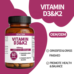 <span class=keywords><strong>D3</strong></span> ve K2 Vitamini 450mcg Kapsül-10000 <span class=keywords><strong>IU</strong></span> <span class=keywords><strong>D3</strong></span> + 200mcg K2 Yetişkinler İçin Kemik Sağlığı Desteği-60 Kapsül - Product Image 2