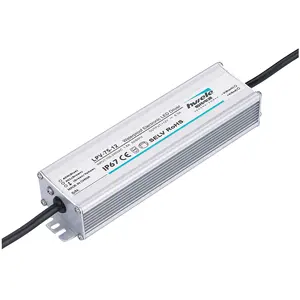 Controlador LED resistente al agua, IP67 CV tipo LPV-75-12, 75W, 12V, 6,3a, 12v