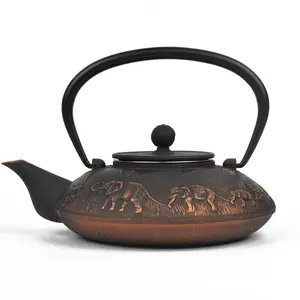 Cast Iron Teapot/tea pot with 304 Stainless Steel strainer