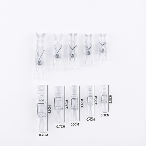 Confezione da 20 Mini Clip in Plastica Flessibile PP per Artigianato, Colori Assortiti, Multifunzione, Superficie Liscia, per Bucato e Vestiti - Product Image 3