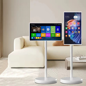 Android System Mobile Smart <strong>Tv</strong> at Home Floor Standing Portable <strong>Mini</strong> <strong>Tv</strong> Stand by Smart <strong>Tv</strong> 23.8 Inch - Product Image 3