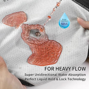 Bio En Coton Adolescente Flux Abondants Qualite Superieur Adolescente Lavable Culotte Menstruación Ropa interior - Product Image 2