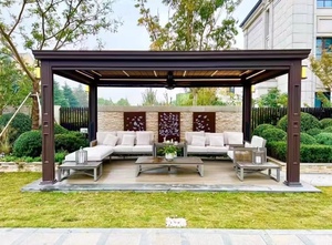 Tùy Chỉnh Ngoài Trời Trung Quốc Phong Cách Sân Vườn Trang Trí Nội Thất Cổ Kim Loại Gazebo Gian Hàng Vườn Nho Đơn Giản Giá Leo Núi Nho Nho <span class=keywords><strong>Trellis</strong></span> - Product Image 6