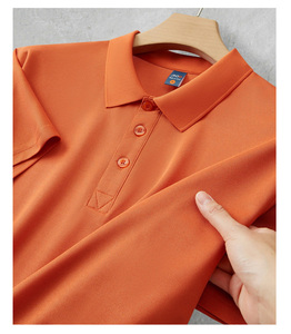 <span class=keywords><strong>Polo</strong></span> traspirante a maniche corte per pubblicità, golf, sport, lavoro, uniforme, ad asciugatura rapida, estiva, in poliestere, con logo personalizzato, 160G - Product Image 2