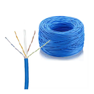 High-Speed Blue 24awg UTP Cat6 <b>Ethernet</b> LAN <b>Cable</b> RJ45 Connectors PVC High Flexibility 305m Length Communication <b>Cables</b> - Product Image 1