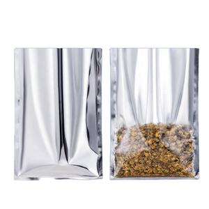 Bolsas de papel de aluminio al vacío Mylar de grado alimenticio con un lado transparente - Product Image 2