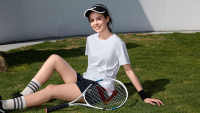 T-shirt de protection solaire UPF 50+ rafraîchissant unisexe, 12% Spandex, haute extensibilité, pour le sport, le tennis, la gym, la course à pied et la remise en forme