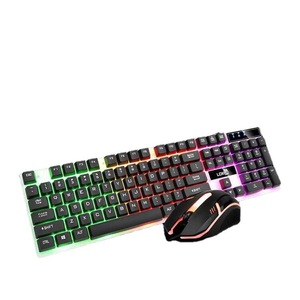 Gaming Keyboard <b>Mouse</b> Combo 104 Keys RGB Backlit Wired <b>USB</b> English Multi Key Anti Ghosting - Product Image 1