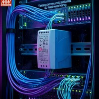 Alimentation électrique AC-DC DIN industrielle MEAN WELL MDR-60-48 60W 48V 1.25A 85-264VAC Garantie de 3 ans 87% d'efficacité