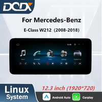 Reproductor Multimedia para Automóvil con Sistema Linux de 12.3 Pulgadas para Mercedes-Benz Clase E W212 NTG4.0/4.5/5.0, CarPlay Inalámbrico, Android Auto, Estéreo para Automóvil